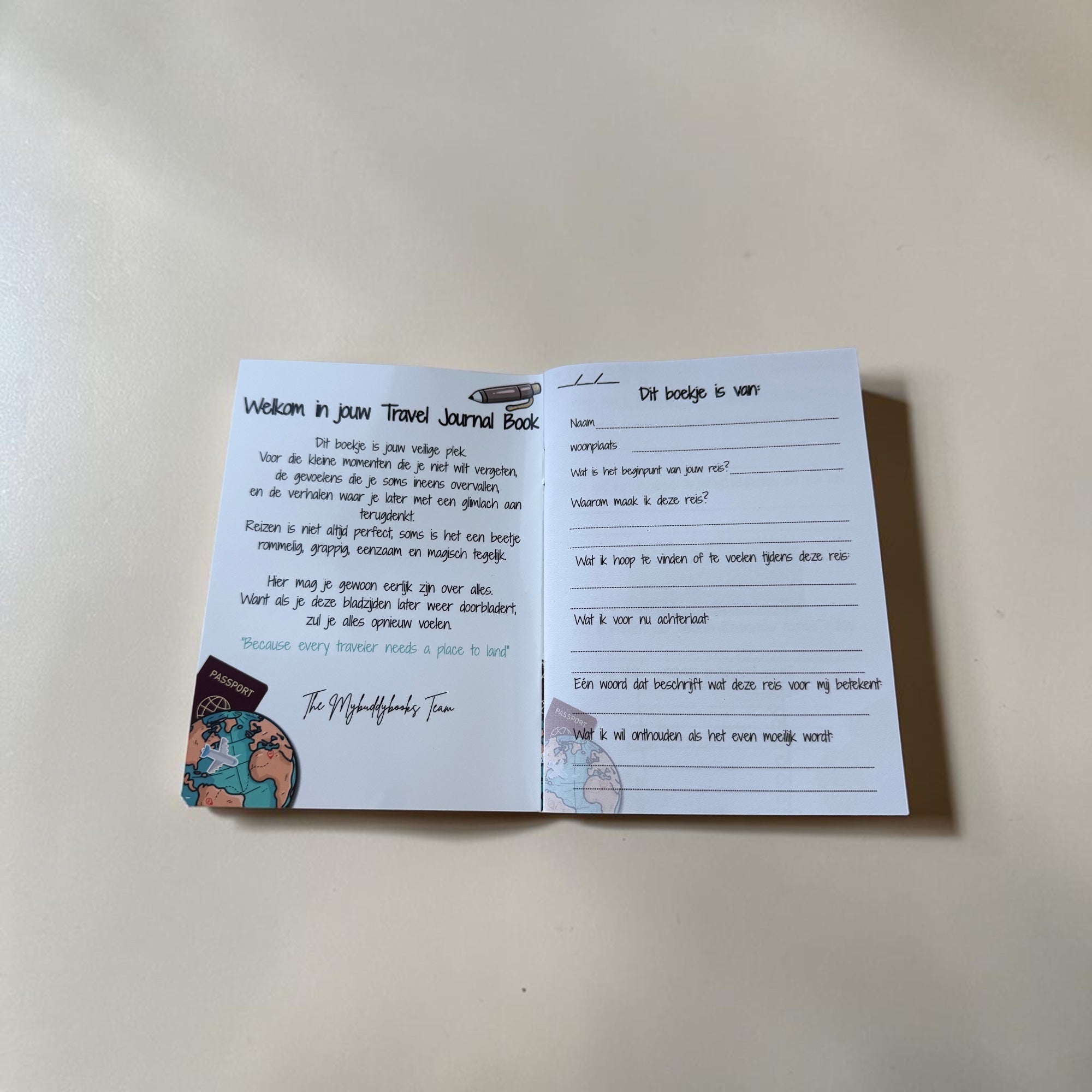 My Travel Journal Book| Jouw reisdagboek